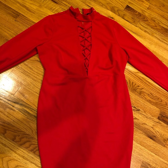 Sexy Red Dress - Picture 3 of 4